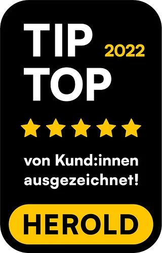 Tip Top_Herold Auszeichnung Kundinnenbewertungen